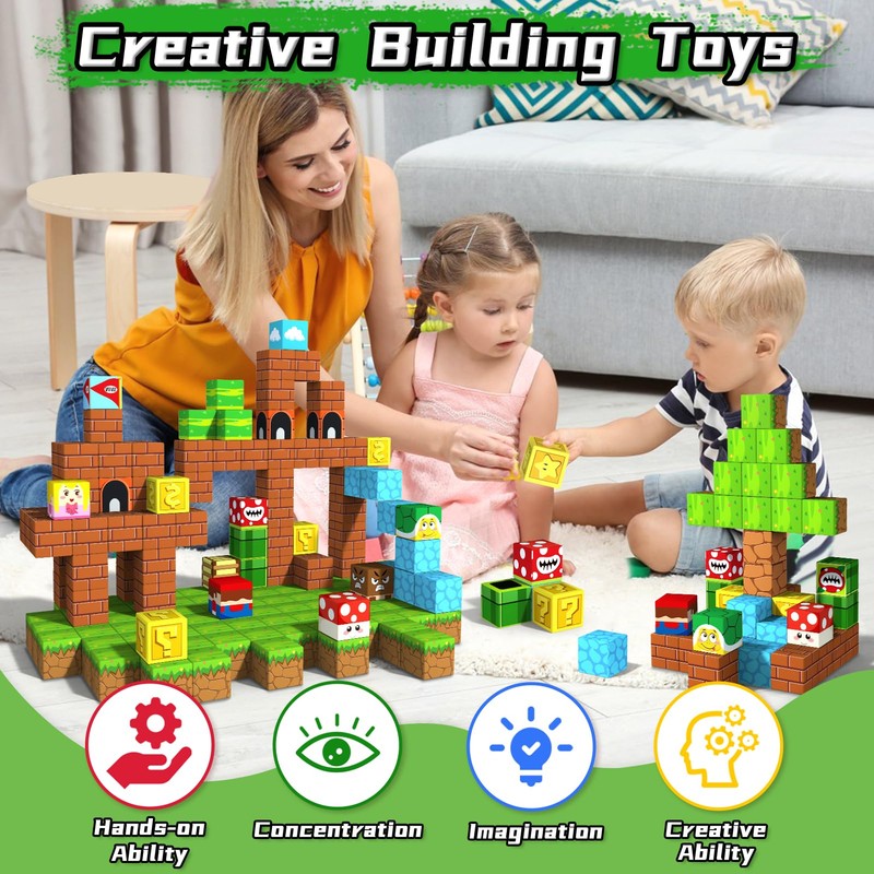 obakaer Magnetic Building Blocks Building Toy Magnetic Toy