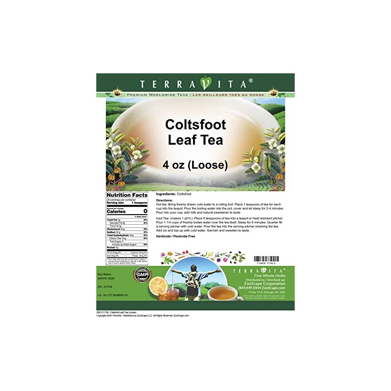 Coltsfoot Leaf Tea (Loose) (4 oz, ZIN: 511749)