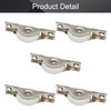 MroMax 5Pcs Screen Door Rollers 29mm/1.14" Dia White Sliding Wheel