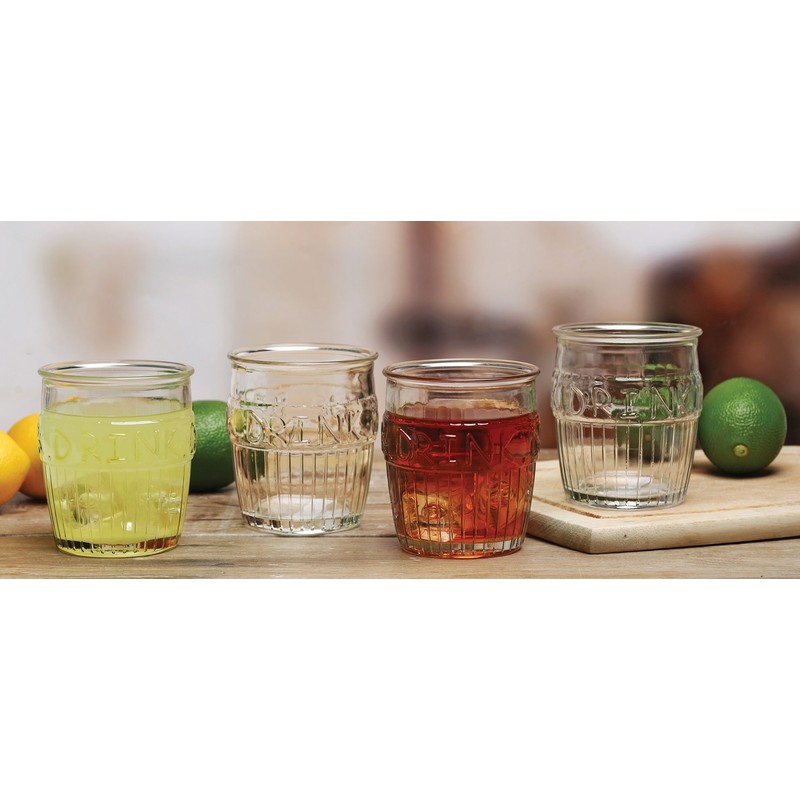 Drink Design 14 oz. Double Old Fashioned Glass (Set of