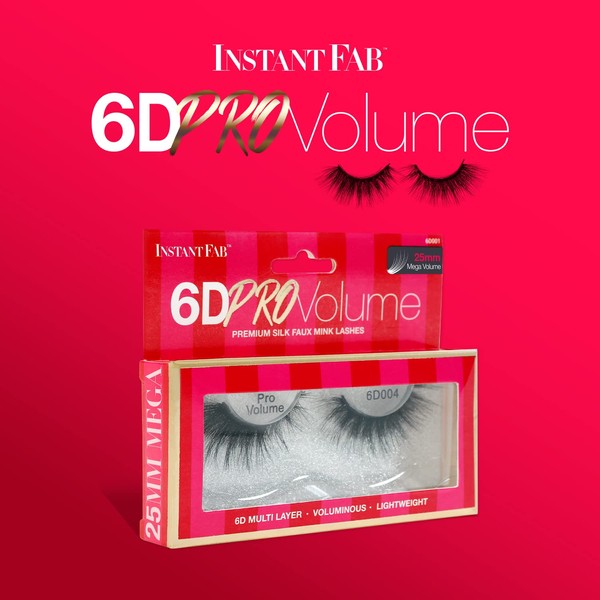 Instant Fab 6D Pro Volume Premium Silk Faux Mink Eyelashes
