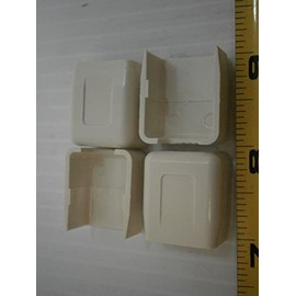 New Pack of 043-0036 H Cable Raceway Duct end Cap Cover 1" L Ivory lot of 10#1079 Multi-Purpose Comprehensive Hardware Fastener Assortment Kit WnyNEH02730