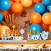 4Pcs Fall Little Pumpkin Baby Shower Decorations Wooden Table Centerpieces