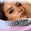 TOOCHUNAG 100D Thick Lash Clusters with 13-21mm Spikes Left&Right Individual
