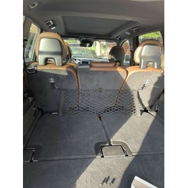 EACCESSORIES EA Behind 2nd Row Seats Organizer Cargo Net for Jeep Grand Wagoneer 2022-2023 – Envelope Style Cargo Net for SUV - Premium Mesh Car Trunk Organizer – Compatible with Jeep Grand Wagoneer