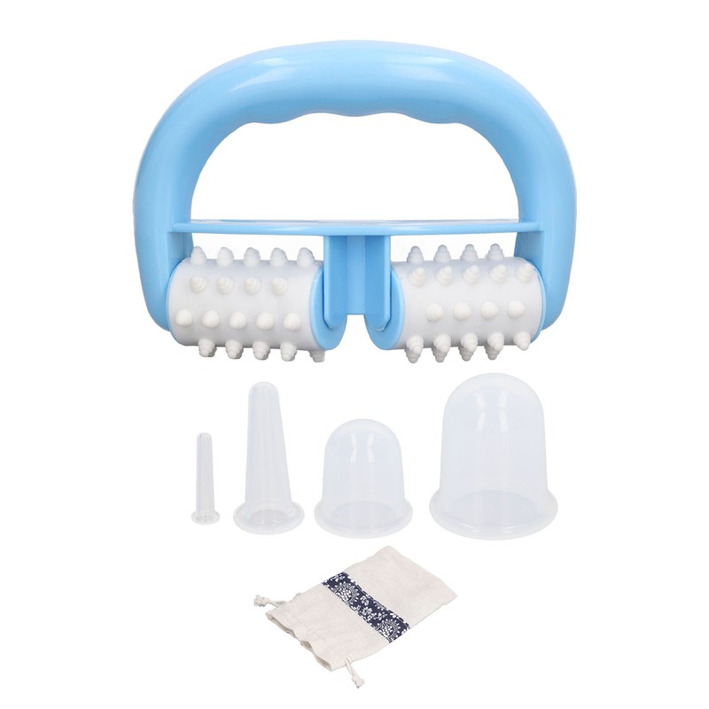 Facial Roller Silicone Cupping Device Detoxification Suction Cupping Cups Wheel
