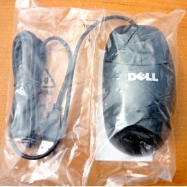 Dell MO56UC USB Wired Mechanical Ball Wheel Mouse BLACK - NEW OLD STOCK
