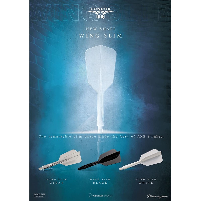 CONDOR AXE WING SLIM M White Condorax Wing Slim Darts