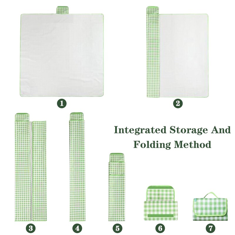 Dafape Picnic Blanket, Large Waterproof Sand-Proof Camping Beach Mat Lightweight