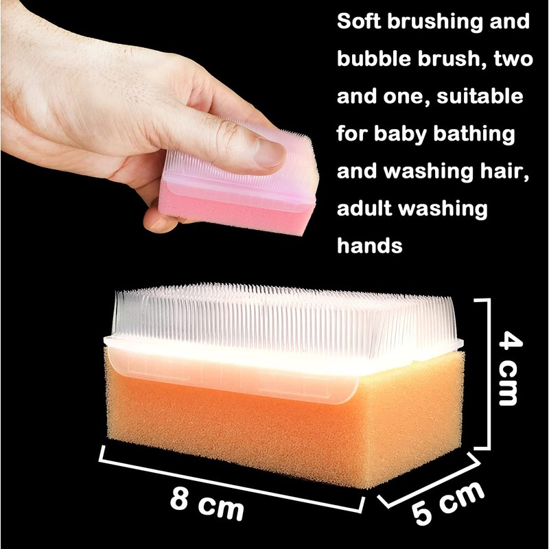 Scalp Scrubbie Baby Cradle Cap Brush Baby Bath Scrubber Sensory