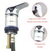 Salon Shampoo Bowl Sink Faucet Sprayer Kit Hot Cold Switch