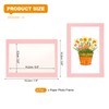 sourcing map 4 x 6 Cardboard Picture Frame, 6pcs Pink