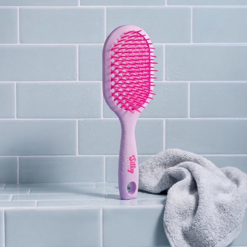 Silky Brush Detangling Brush Ventilated Detangling Wet and Dry Hair