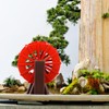 GOOHOCHY Portable Mini Water Wheel Fountain Accessory 3.54 Inch Simulated