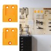 Create idea 6PCS Tool Holder Wall Mount Three-Hole Plastic Cordless