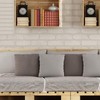 Hyuetrsa Plastic Sofa Seat Cushion Covers,4 Pcs Clear Waterproof Sofa