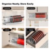 Housolution Pot and Pan Organizer Rack for Cabinet, Upgraded Expandable