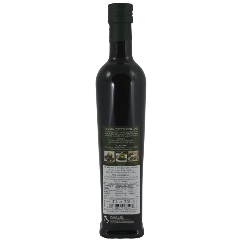 Gianni Calogiuri Fig Vincotto Balsamic Vinegar, 500ml (17oz)