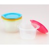 Inomata Kagaku “Rakuchin-Pack” Microwavable Containers, Microwavable With Lid Still On,