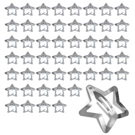 Star Hair Clips Silver Pack of 50 Star Hair Clips Hair Clips Star Hair Clips Metal Hair Clips Hair Accessories for Girls Women