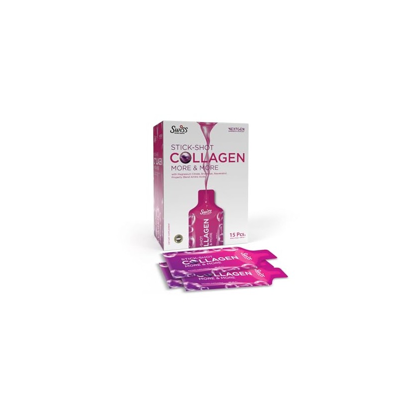 Swiss Stick-Shot Collagen More & More, 15 Pcs, with Magnesium