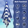 BonGu 2 Pack Beach Towel Set 180x80cm & 60x38cm Microfiber