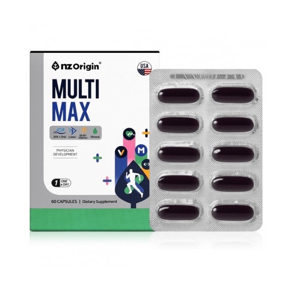 Omega 3 Lutein Vitamin Mineral RTG Enget Origin Multimax 1