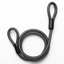 ROCKBROS Steel Cable for Cable Lock 1.2M / 2M Loop Cable Security Cable Bicycle Lock for Bicycle, Motorcycle, Scooter, Stroller