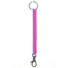 Swing Back Belt Loop Easy Installation Coil Key Holder Pink