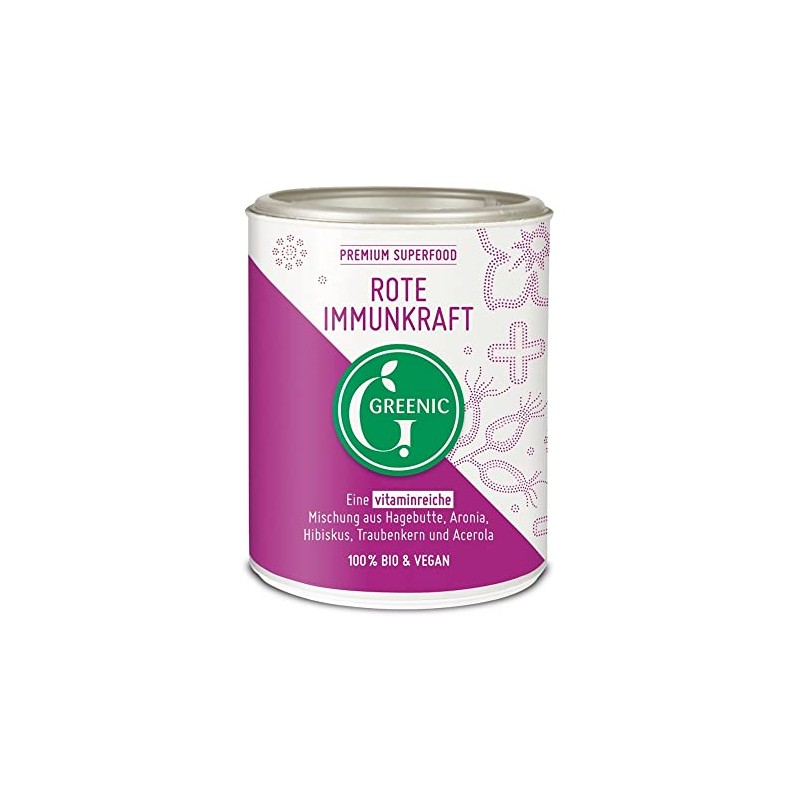 Greenic Superfood Red Immune Power Drinking Powder, 130 g (Pack