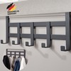 DEKAZIA Door Coat Rack Black for Hanging Door Hook Rack