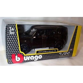 burago LAND R0VER Defender 110 2022 in Black car 1:24 scale diecast model