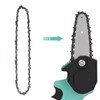 2Pcs 10 Inch Electric Chainsaw Chain Manganese Steel Mini Electric