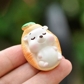 Operitacx 7pcs Miniature Resin Hedgehog Models Multi-functional Desktop Decor for Diy Crafts and Mini Gardens