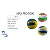 Balón Vóleibol Max Pro 5000 No.5 Gaser Color BlancoRojoVerde