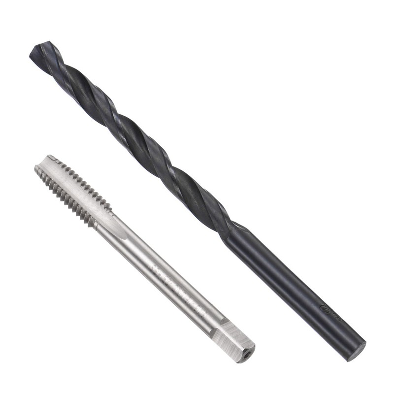 sourcing map Tap and Drill Bit Set, 5/16-18 UNC Thread