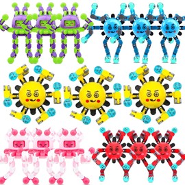 Qohuooi Transformable Fidget Spinner Toys for Kids & Adults,Stress Relief Sensory Toys, Fingertip Gyros for Birthday Gifts Party Favors Toy 15 Pcs (3 Blue+3 Red+3 Yellow+3 Purple+3 Pink)