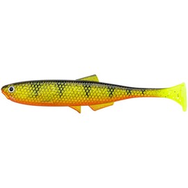 LMAB Bleak Shad 6 cm, 9 cm, 12 cm, 15 cm, 18 cm KÖFI – Rubber Fish Fishing Lure – Rubber Bait for Zander, Perch, Pike & Trout – Zander Bait, Pike Bait, Artificial Bait (18 cm, Natural Perch)