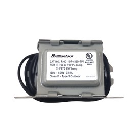 Brilliantool Replacement for Magnetic Ballast 120V Magnetic Ballast - for Fluorescent Light Ballast -Designed to Operate 9W UV Bulbs, 8W T5 Lamps, or 7-9W CFLs, 1 Pack