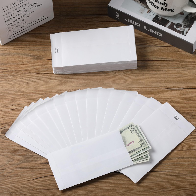 Mr. Pen- Money Envelopes for Cash, 100 Pack, 6.5" x