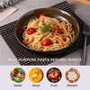 LERATIO Large Pasta Bowls,38oz Ceramic Pasta Bowls,9.0" Reactive Glaze Pasta