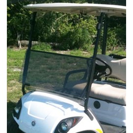 GCA Golf Cart Windshield (Fits: Yamaha G29 DRIVE) 2007- 2016 - TINTED Folding Windshield