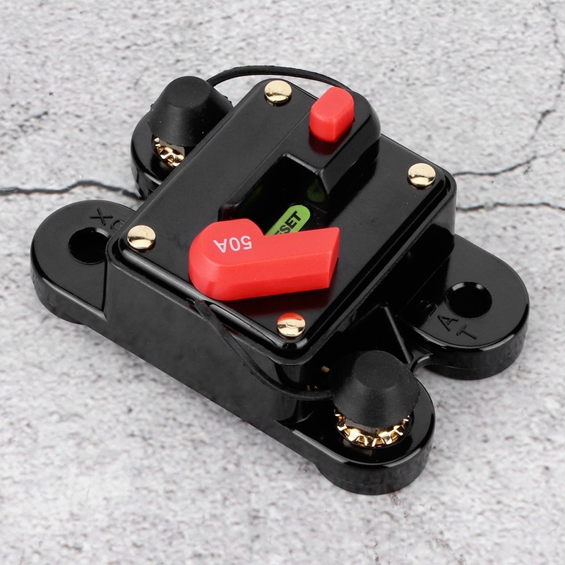 Car Audio Automatic Manual Reset Fuse Holder Circuit Breaker 12V