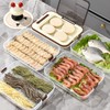 Ahathyw 4 Layers Dumplings Storage with Dumpling Maker & Spoon