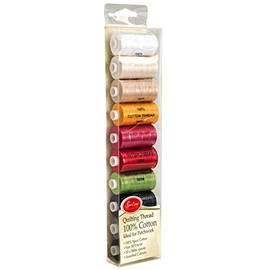 Sew Easy Premium Quilting/Patchwork Thread 100% Spun Cotton 10 x 500 Metres Per Spool
