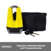 Hartmann Shackle Lock for Brake Discs, Motorcycle Lock with High