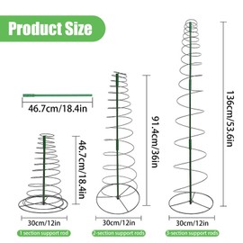Garden Trellis for Climbing Plants, Metal Garden Trellis Plant Trellis Support for Potted Plants Vegetables Flowers Climbing (1)
