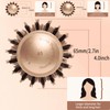 JIUANODD Large Round Brush for Blow Out, 2.7 Inch Gold