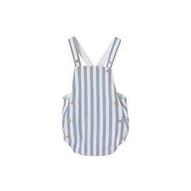 VERTBAUDET Baby Dungarees Retro Chic, blue striped