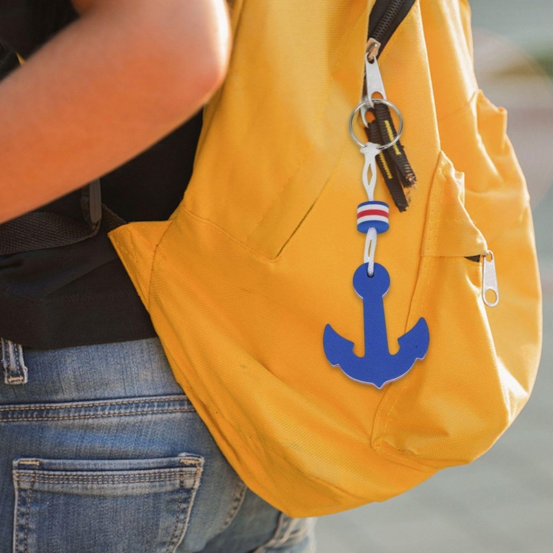 CWPFVQA 3 Pieces Floating Keychains, Creative Keychains, Captain Keychains, Summer